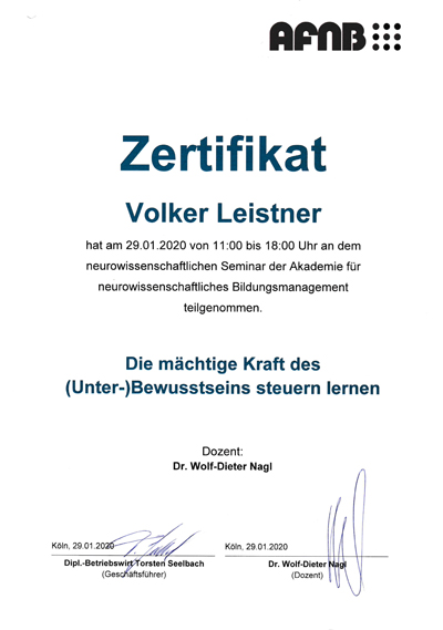 zertifikat neuroleadership 04 2019