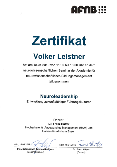zertifikat neuroleadership 04 2019